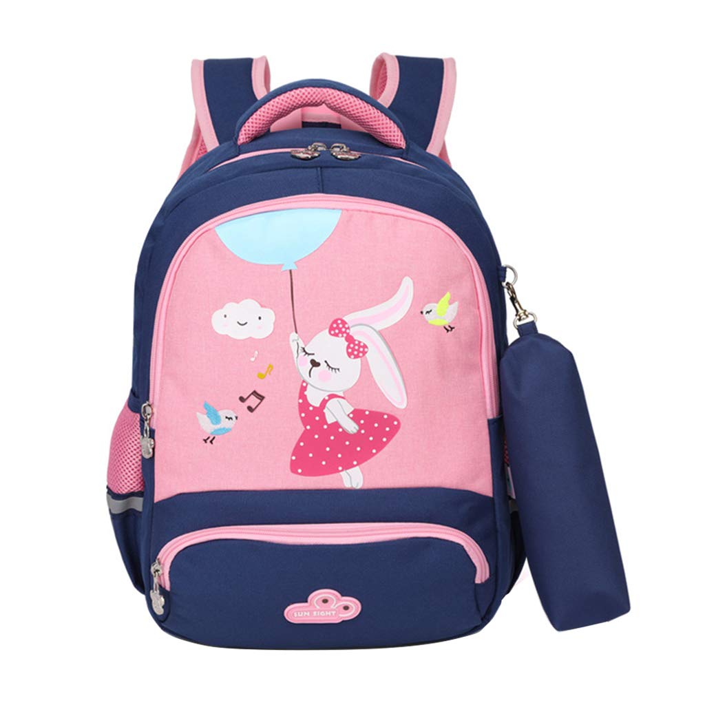 Children's Backpack, Kids School Bag Primary Cartoon Animal Shoulder Bags for Boys Girls Pupils 1-3 Grade Class Best Gift Back to School(Rabbit)