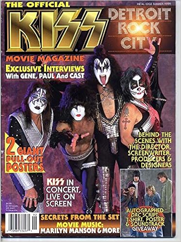 Metal Edge Magazine Kiss Detroit Rock City Edward Furlong Paul Stanley Gene Simmons Summer 1999 C Collector Magazines Gerri Miller Amazon Com Books
