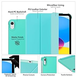 MoKo Case for iPad 10th Generation 2022, Slim Stand