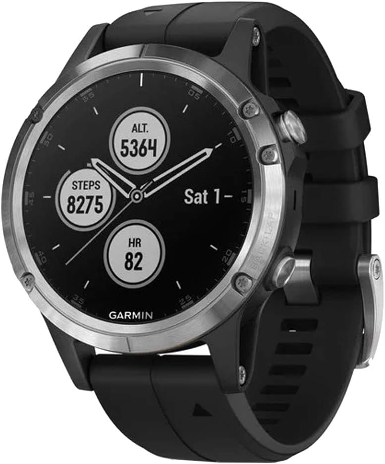 Garmin Fenix 5 Plus Multisport GPS Smartwatch Color Maps Heart Rate Music