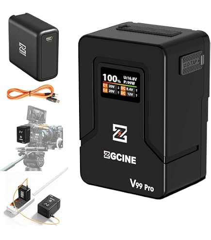 Amazon.com : IDX DUO-C150 14.4V 143Wh V-Mount High-Load Lithium