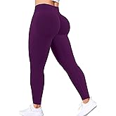 Butt Lifting Gym Workout Leggings for Women Tummy Control High Waisted Scrunch Butt Seamless Impact Sports Yoga Pants
