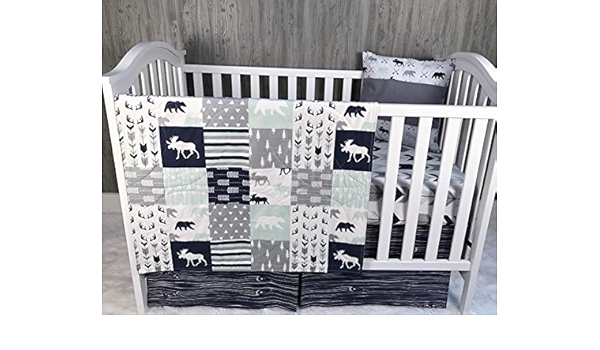 moose crib bedding