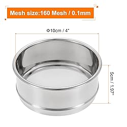 PATIKIL 160 Mesh Lab Sieve, 4" Diameter Test Sieve