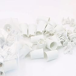 Encoidoz 25PCS C9 E17 Replacement Bulb Sockets