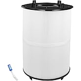 27002-0100s Pool Filter Cartridge, Compatible with Pentair's Sta-Rite System 2 PLM100 D.E. Filter, Replacement for Spa Filter Module, 100 Sq. Ft. of Filtration Area, with 24800-0121 Bleeder Assembly