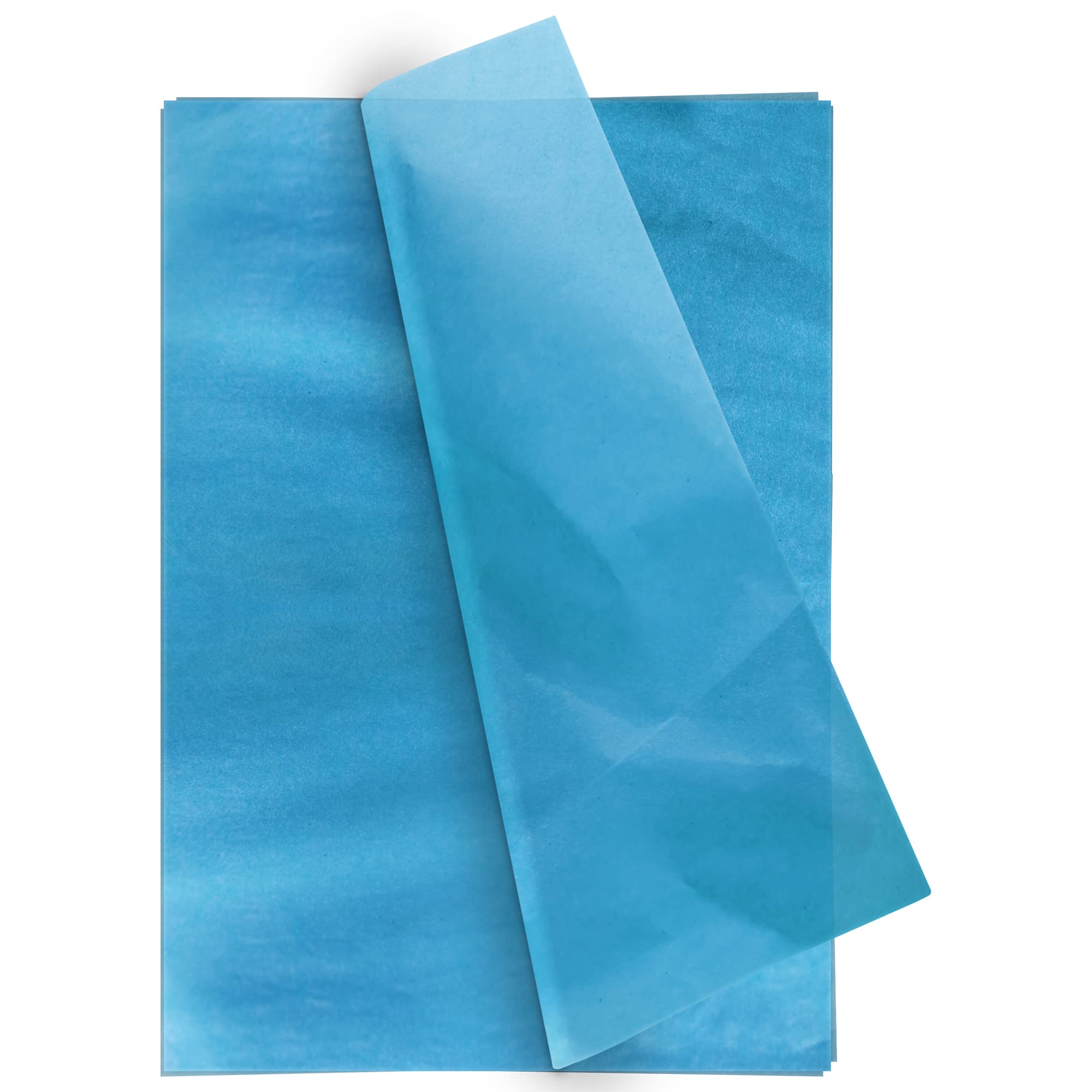 Tissue Paper 30 Sheets, YUNJU Gift Wrap, MF and Acid Free, Large 20 X 30 Size, Wrapping Decorative Sketch and Cutting Paper for Art Craft & Packing - Turquoise