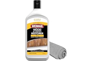 Weiman Wood and Cabinet Restorer 3-In-1 Bundle - Removes Dirt, Residue, Dust, Reduces Scratches, Restore Shine, Prevent Fading, UV Shield Technology, Safe for Antique Wood, Tables, Chairs, Cabinets