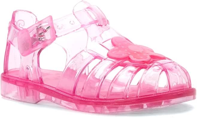 Amazon.com | Igor Kid's Cholo Flor Topos Pink Jelly Sandal (30M EU/12 M US Little Kid) | Sandals