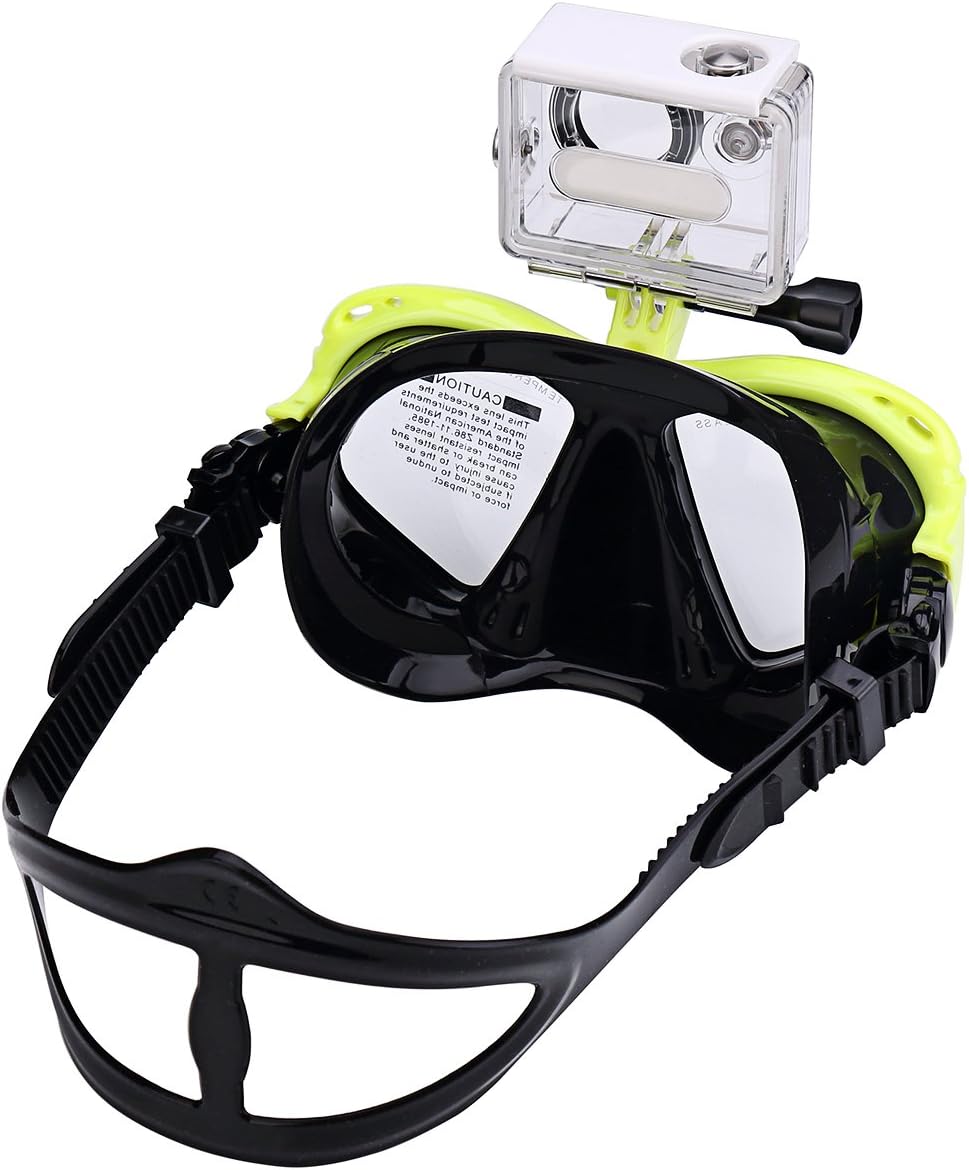 SUPERTRIP Premium Snorkel Set Adult with 2 Mouthpieces Diving Mask