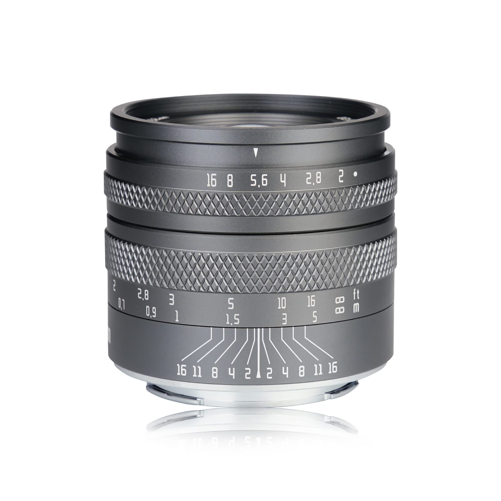 AstrHori 50mm F2.0 Large Aperture Full Frame Manual Prime Lens with Blur Effect & Filter Slot Compatible with Fuji Fujifilm X-Mount Mirrorless Camera X-T100,X-S10,X-A1,X-A3,X-A5,X-A20,X-M1(Grey)