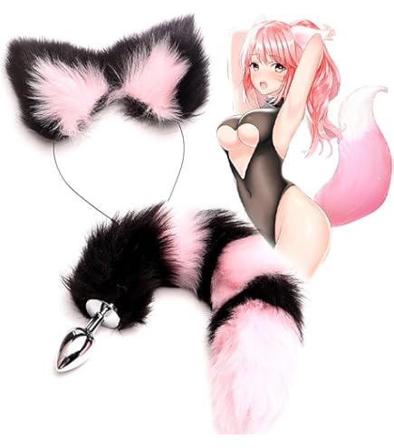 Amazon.com: 5pcs Set Anal Toys Cute Maid Cat Girl Fox Tail Buttplug Metal Anal  Plug Sex Toys Exotic Cosplay Accessories Adult Toys(Pink White Set) :  Health & Household