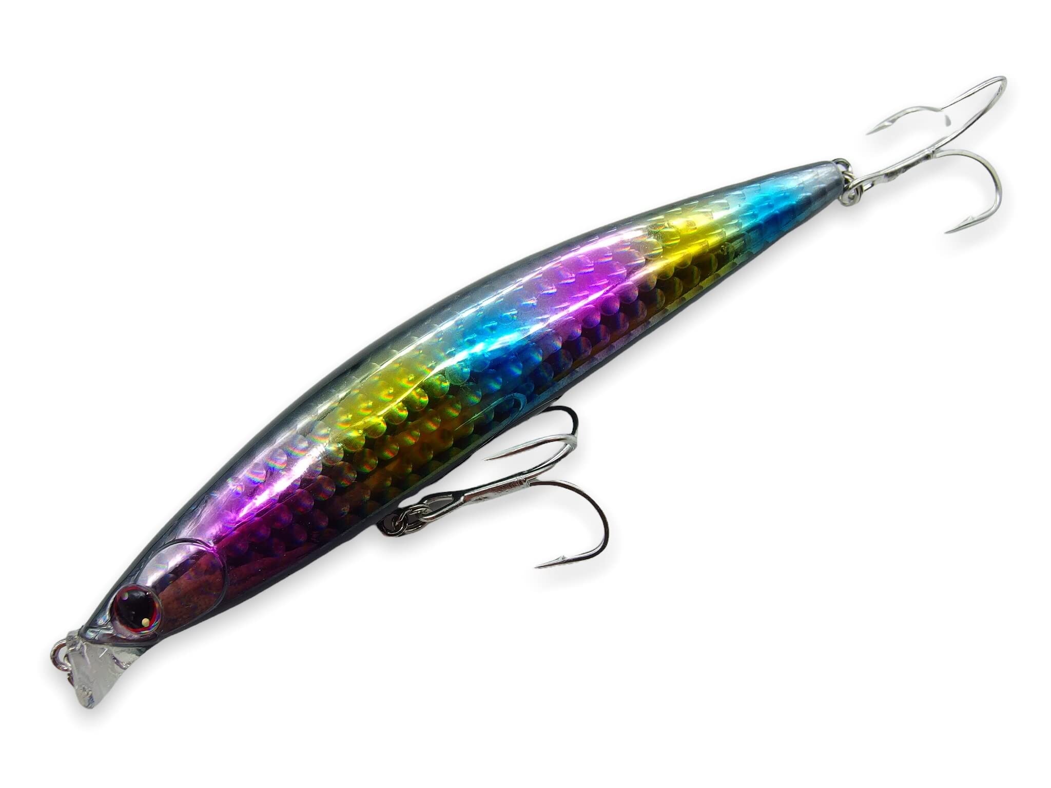 momolures Bass lures Shallow Minnow 118F 20g Floating Magnet Weight Lock System (BLACK CANDY)