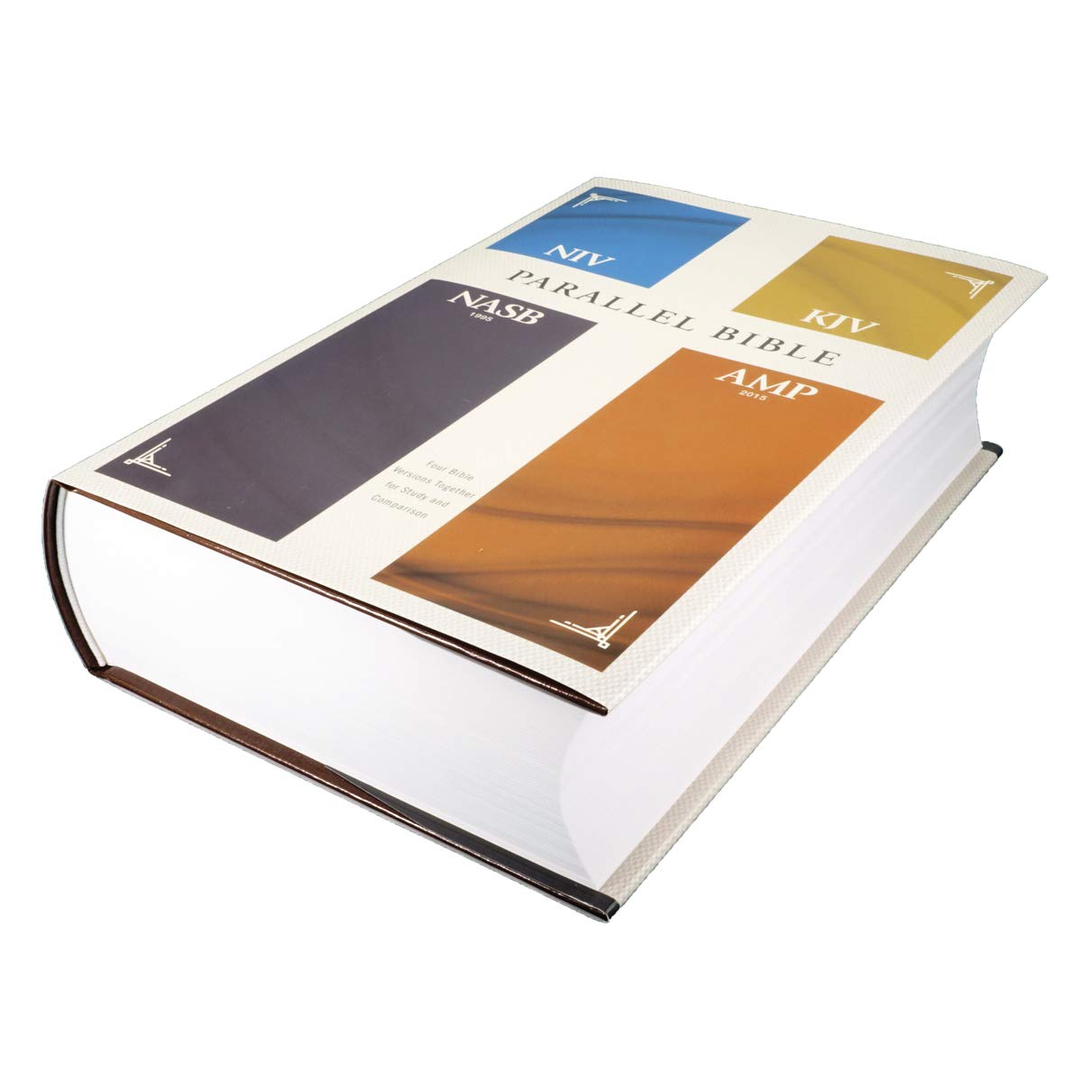 NIV, KJV, NASB, Amplified, Parallel Bible, Hardcover: Four Bible Versions Together for Study and Comparison NIV, KJV, NASB, Amplified, Parallel Bible, Hardcover: Four Bible Versions Together for Study and Comparison Hardcover