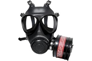 Yingorrs Gas Mask Survival Nuclear and Chemical, Respirator with Filters for Asbestos, Fume, Resin, Painting and Dust