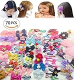 70Pack Sc0nni Hair Clips Barrettes with Bows Designed For Baby,Toddler,and Young Girls-Variety Styles