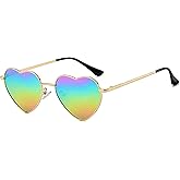 Kursan Polarized Heart Sunglasses for Women Metal Frame Fashion Lovely Style Sun Glasses UV400 Protection