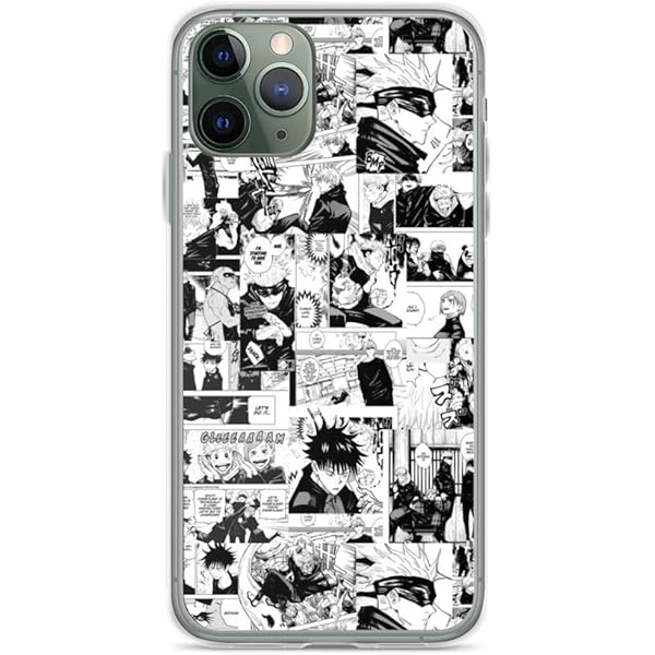 Amazon Com Generic Phone Case Jujutsu Manga Kaisen Manga Collage Compatible With Iphone 12 11 X Xs Xr 8 7 6 6s Plus Mini Pro Max Samsung Galaxy Note S9 S10 S Ultra Plus Transparent