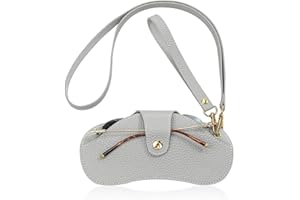 PPIOOY Glasses Case Holder Portable Slim Sunglasses Pouch Soft Eyeglasses Bag Eyewear Sleeve For Women Men