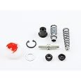 Motorcycle Clutch Master Cylinder Rebuild Kit for Select Kawasaki Vulcan models, with Piston, Boot, Pushrod, Brass Bushing, Spring by Brakecrafters BC161M