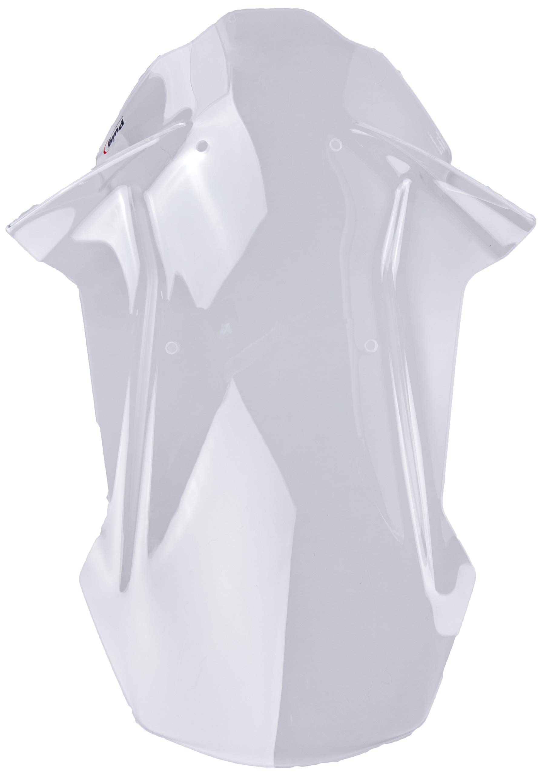 Puig 9709W High and aerodynamic Touring windscreen in 4 mm CN acrylic with rounded profile, flat upper area and deflectors that improve protection, Clear