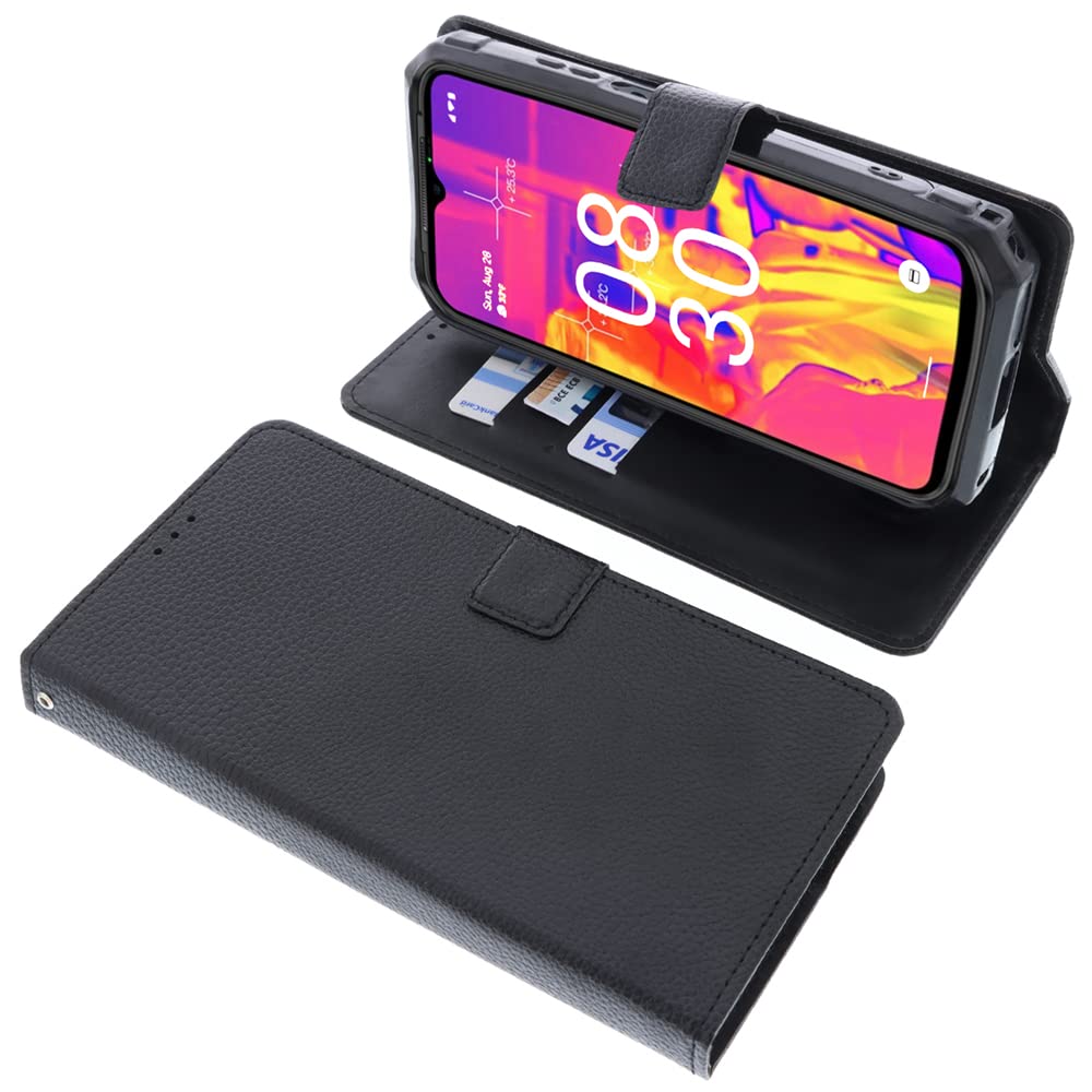 foto-kontor Cover compatible with Ulefone Armor 18T book-style black case
