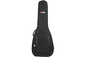 Gator Cases 4G Series Gig Bag For Acoustic Guitars with Adjustable Backpack Straps, Fits Most Dreadnought Style Acoustic Guitars (GB-4G-ACOUSTIC)