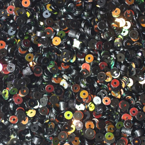 3mm Flat Round SEQUIN PAILLETTES ~ BRONZE JUNGLE Premium Rainbow Metallic ~ Loose sequins for embroidery, bridal, applique, arts, crafts, and embellishment. Made in USA