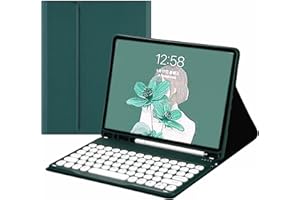 2022 New iPad Pro 11'' Keyboard case 4th/3rd /2nd Generation Bluetooth Keyboard Cute Round key Detachable Color Keyboard for 