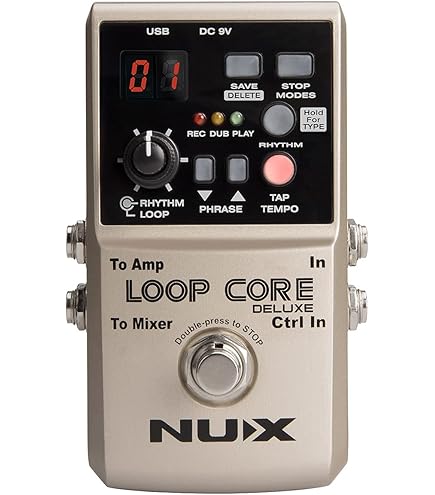 Amazon.com: NUX Loop Core Deluxe Guitar Looper Pedal, with