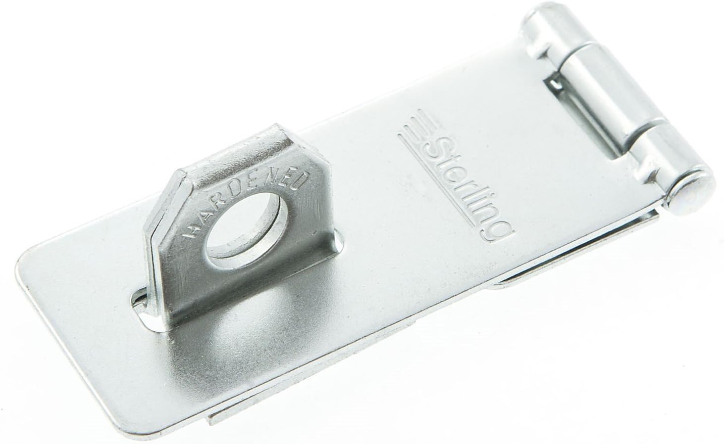 Sterling PHS002 40 mm Brass Padlock/95 mm Hasp and Staple Solution Pack, Chrome, 40mm Padlock and 95mm Hasp & Staple - Image 4