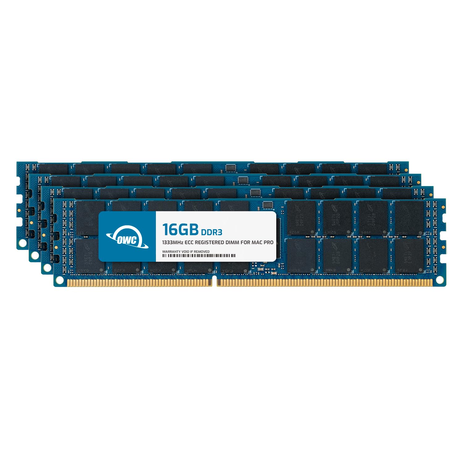 OWC - 64GB OWC Memory Upgrade Kit - 4 x 16GB PC10600 DDR3 ECC-R 1333MHz DIMMs for Mac Pro 2009-2012 'Nehalem' & 'Westmere' models