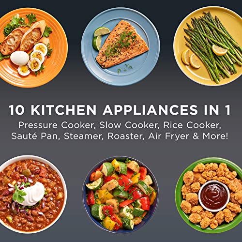 Crockpot SCCPPA800V1 Express Crisp 8Quart Pressure Cooker Includes