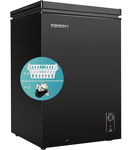 Amazon.com: EUHOMY 5.0 Cu.Ft Chest Freezer with Removable Basket