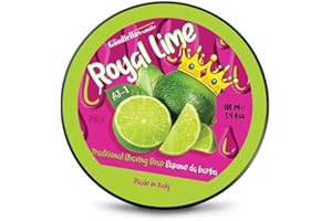 THE GOODFELLAS' SMILE The Goodfellas’ Smile ROYAL LIME (Zesty Sicilian Lime) Italian Shaving Soap – Soft Lathering Croap for Traditional Wet Shaving with Brush, Razor & Soap Bowl