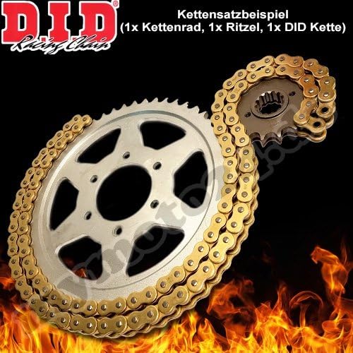 DID chain kit steel Suzuki GW250 Inazuma BJ. 2015 – 14 – 116 DID520ZVM (G & G) – Endless