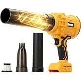 Handheld Leaf Blower Cordless for DeWALT 20V Battery, 2-in-1 Portable Blower &amp; Vacuum Cleaner, Lightweight for Patio, Garden, Leaves, Dust, Car Clean, Garage, Snow Cleaning (Leaf Blower &amp; Vacuum)