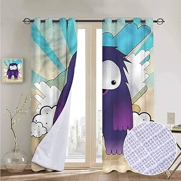 Amazon Com Nuomanan Bedroom Curtains 2 Panel Sets Anime
