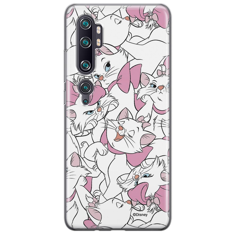 ERT GROUP mobile phone case for Xiaomi MI NOTE 10 / MI NOTE 10 PRO original and officially Licensed Disney pattern Marie 005 optimally adapted to the shape of the mobile phone, case made of TPU