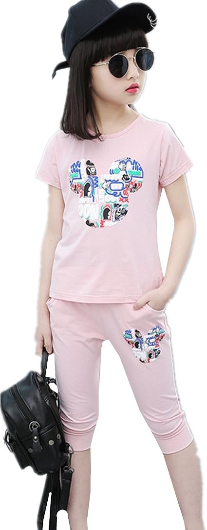 Amazon Hokibe ガールズ ジャージ 上下セット トレーニングウェア 快適 ジャージ 可愛い上下セット シンプル キッズ 女の子スポーツ アウトドア 子供上下セット 子供運動会 運動服 ジャージ 通販
