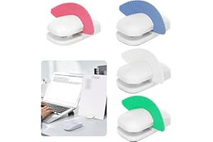 SYKUIHSG 4Pcs Paper Holder Stand for Desk, Desktop Document Clamp When Typing, Portable Copy Stand with Non Slip Pad for Scho