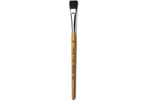 Herend Brush Series F-1000 (No.3 ~ No.13, 30mm ~ 60mm) for Watercolor with Squirrel Hair/Hake Flat Paintbrush (No.5)
