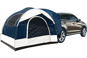 Universal SUV Family Camping Tent - Up to 6-Person Sleeping Capacity，Universal Fit, Blue,Gery, Suitable Camping Traveling Fam