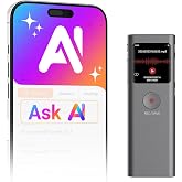AI Voice Recorder, Summarize with AI Note Taker | Voice Recorder for Meetings Voice Activated with Playback, 90+ Languages, Portable Tape Recorder