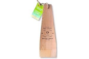 Natural Red Cedar BBQ Grill Scraper – Made in Canada by BC Coastal Grilling | Safe Wire-Free Grill Cleaner | Eco-Friendly Woo