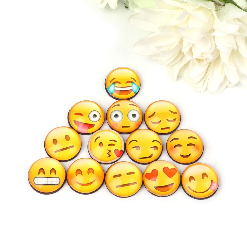 MEIYIN - Juego de 13 imanes para nevera, diseño de emoticonos ...