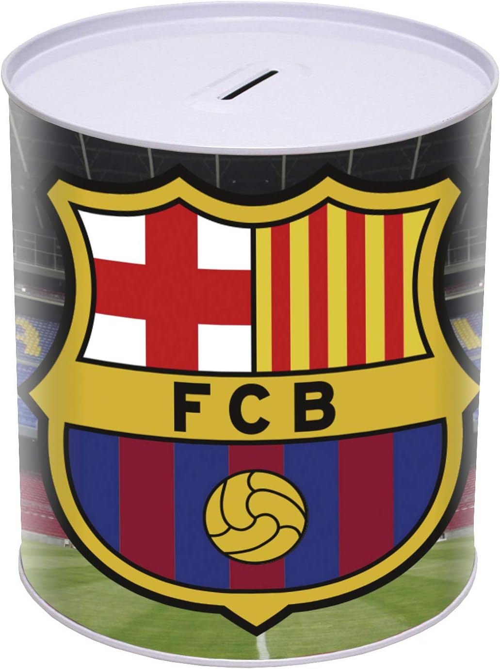 CYP IMPORT S Hucha Metalica FC Barcelona Grande Escudo: Amazon.es: Juguetes y juegos