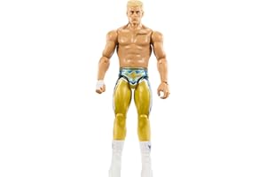 Mattel WWE Cody Rhodes Action Figure, Main Event Series #159, 6-inch Collectible Superstar with 14 Articulation Points & Life-Like Look