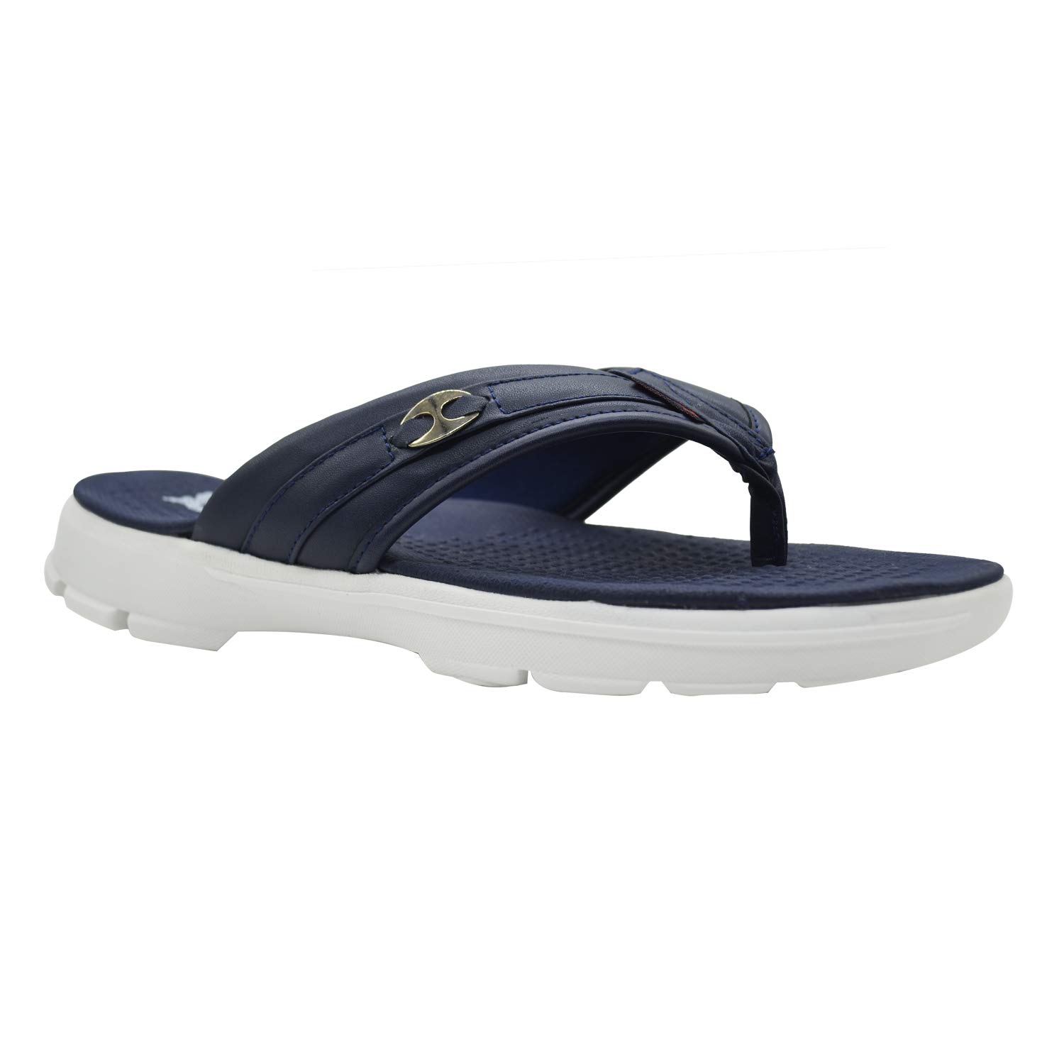 mens navy flip flops