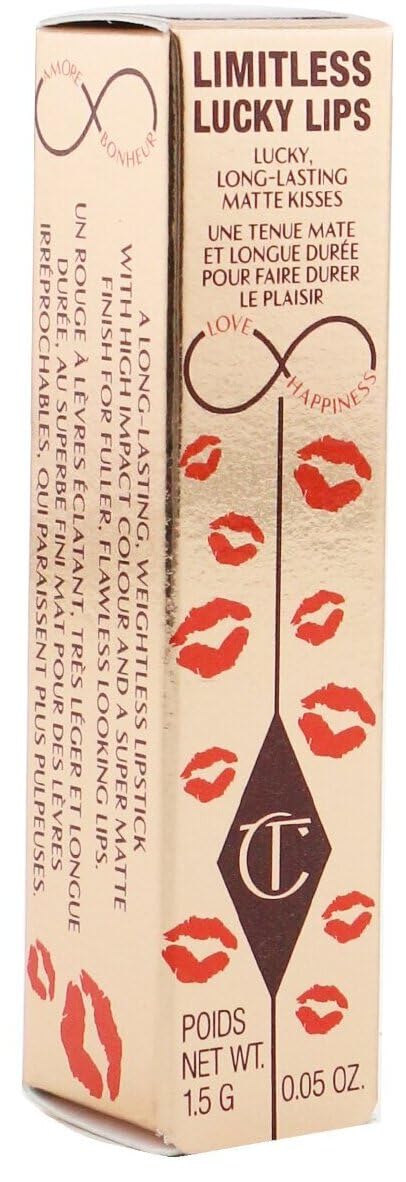 Charlotte Tilbury Limitless Lucky Lips Matte Lipstick (Raspberry Charm)